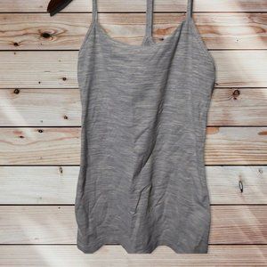 Lululemon Power Y Tank Size 6 Gray